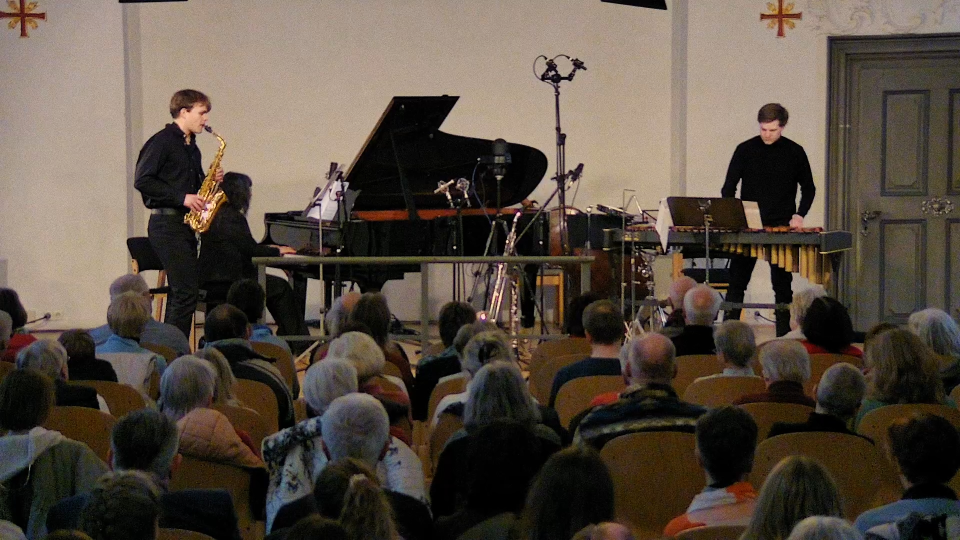 During the concert
